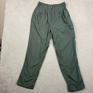 ExOfficio Womens Cargo Pants Size‎ 12 Olive Green Hiking Outdoor Travel